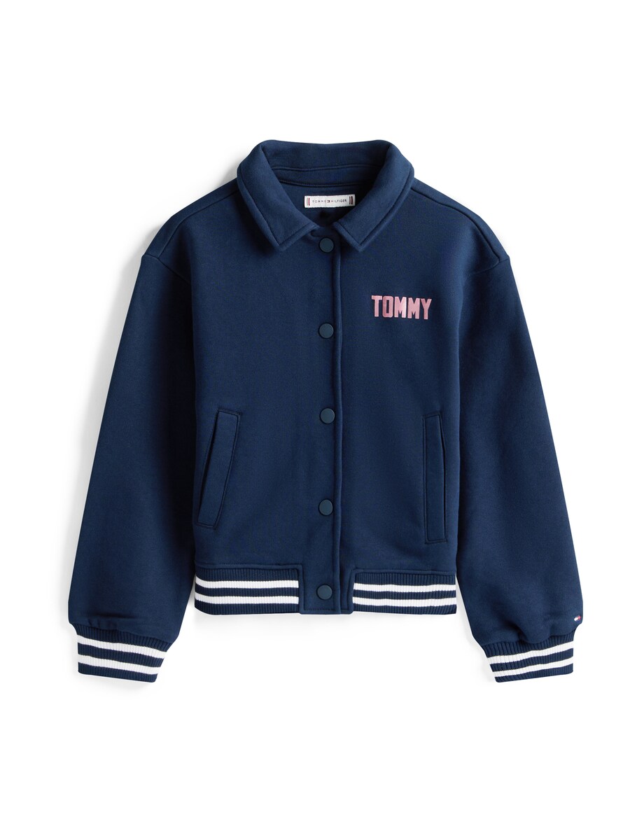 

Толстовка с капюшоном на молнии TOMMY HILFIGER, темно-синий
