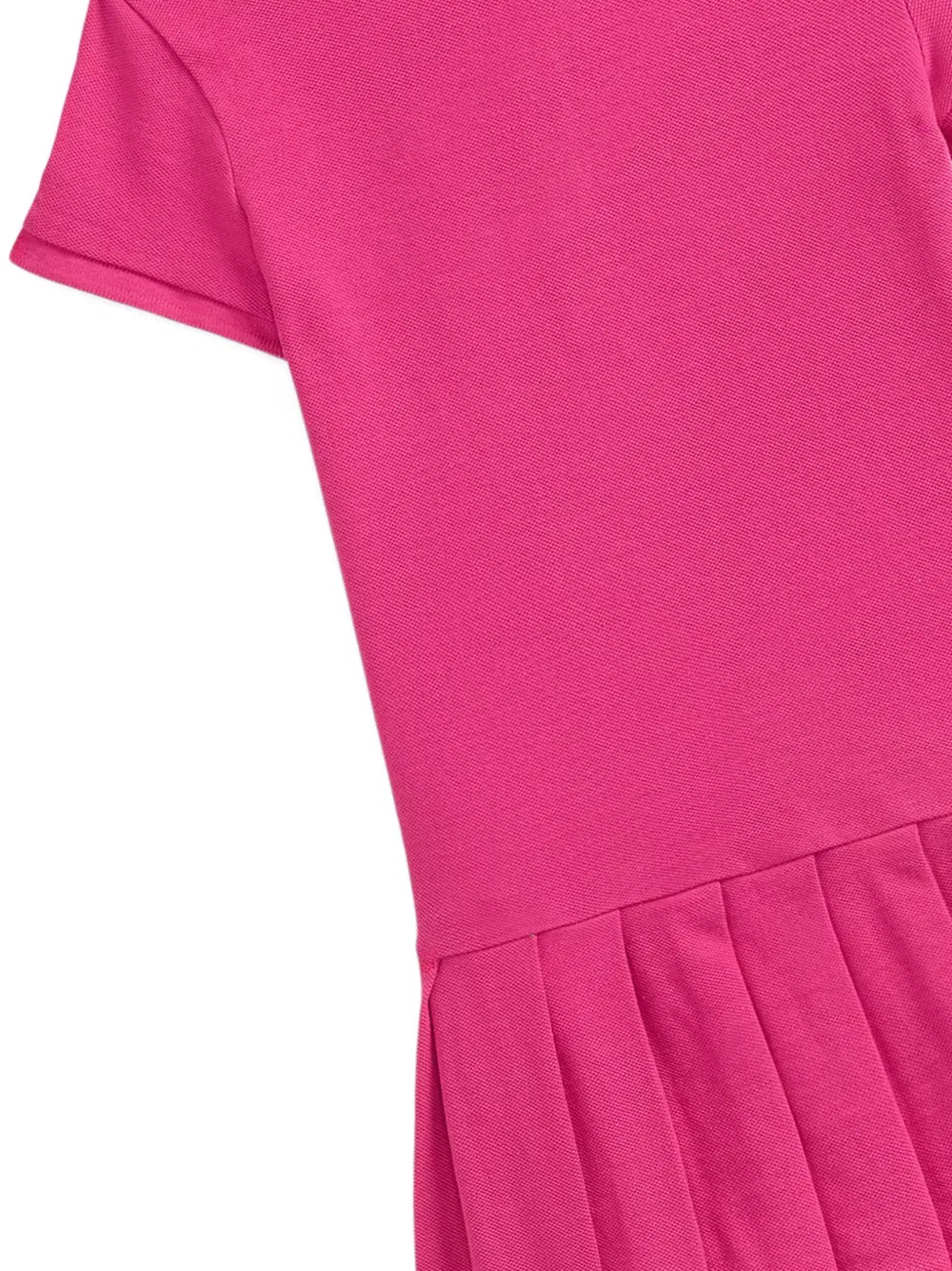 Платье в складку Polo Ralph Lauren Kids, розовый — фото 3