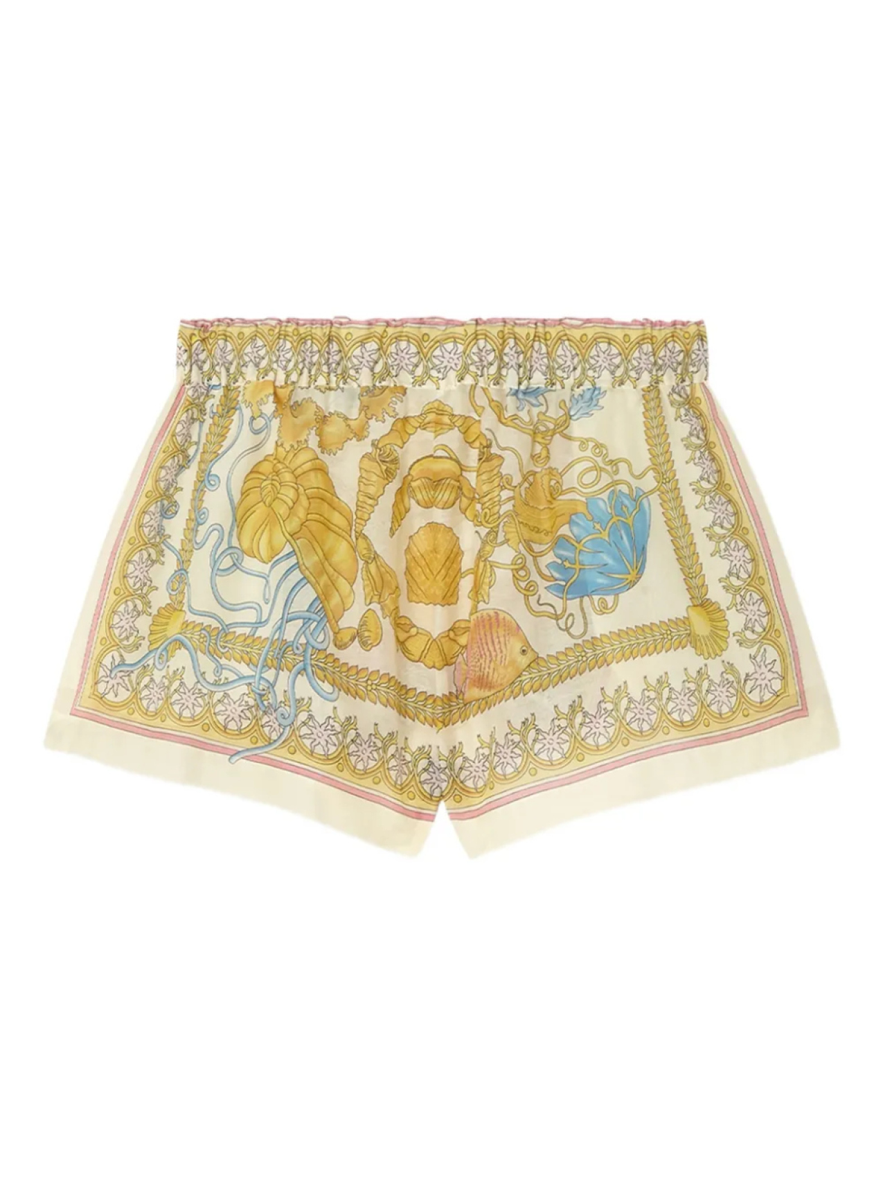 

Versace шорты с принтом Barocco, золотой