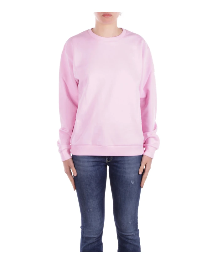 

Розовый свитер с логотипом, унисекс, хлопок Gcds, розовый