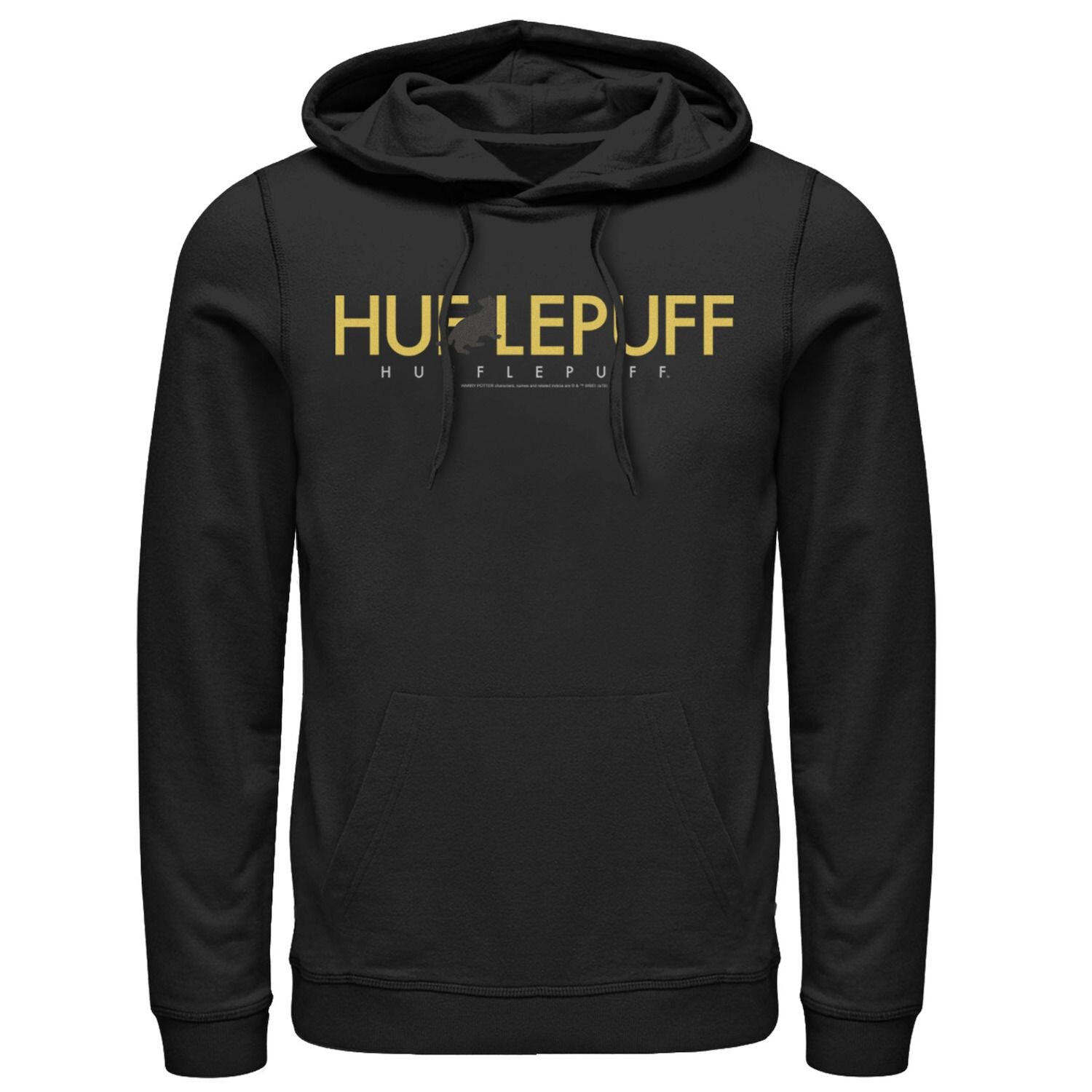 

Мужская толстовка с простой надписью House Hufflepuff Harry Potter