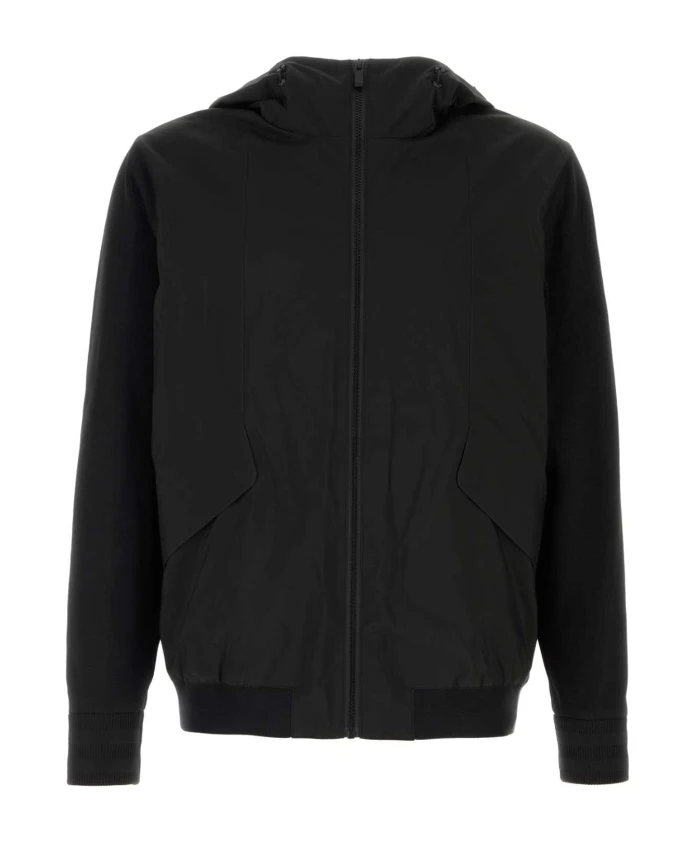 

Черная эластичная полиэстеровая куртка Caldino Hugo, черный