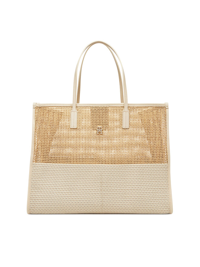 

Сумка Th City Summer Tote Woven AW0AW17640 Tommy Hilfiger, бежевый