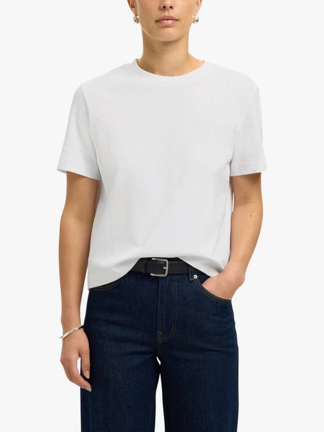 

Футболка Essential Boxy Fit Selected, White