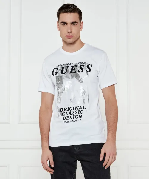 

Футболка Slim fit Guess Jeans, белый