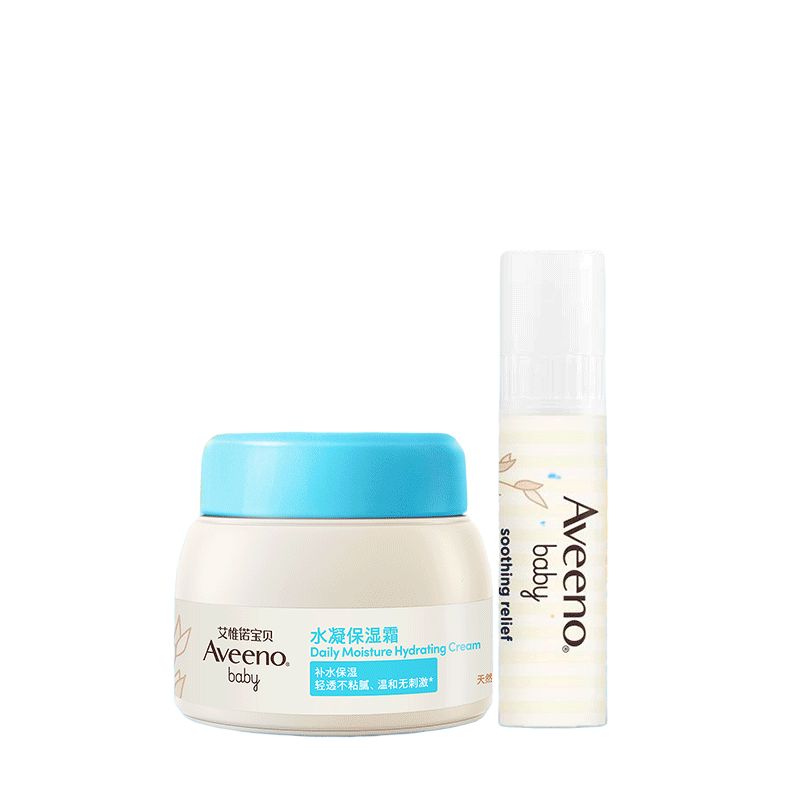 Набор увлажняющего шампуня и кондиционера Aveeno, [soothing little розовый face]intense hydrating and soothing кремовый 48g+baby multi-purpose moisturizing stick 4g — фото 2