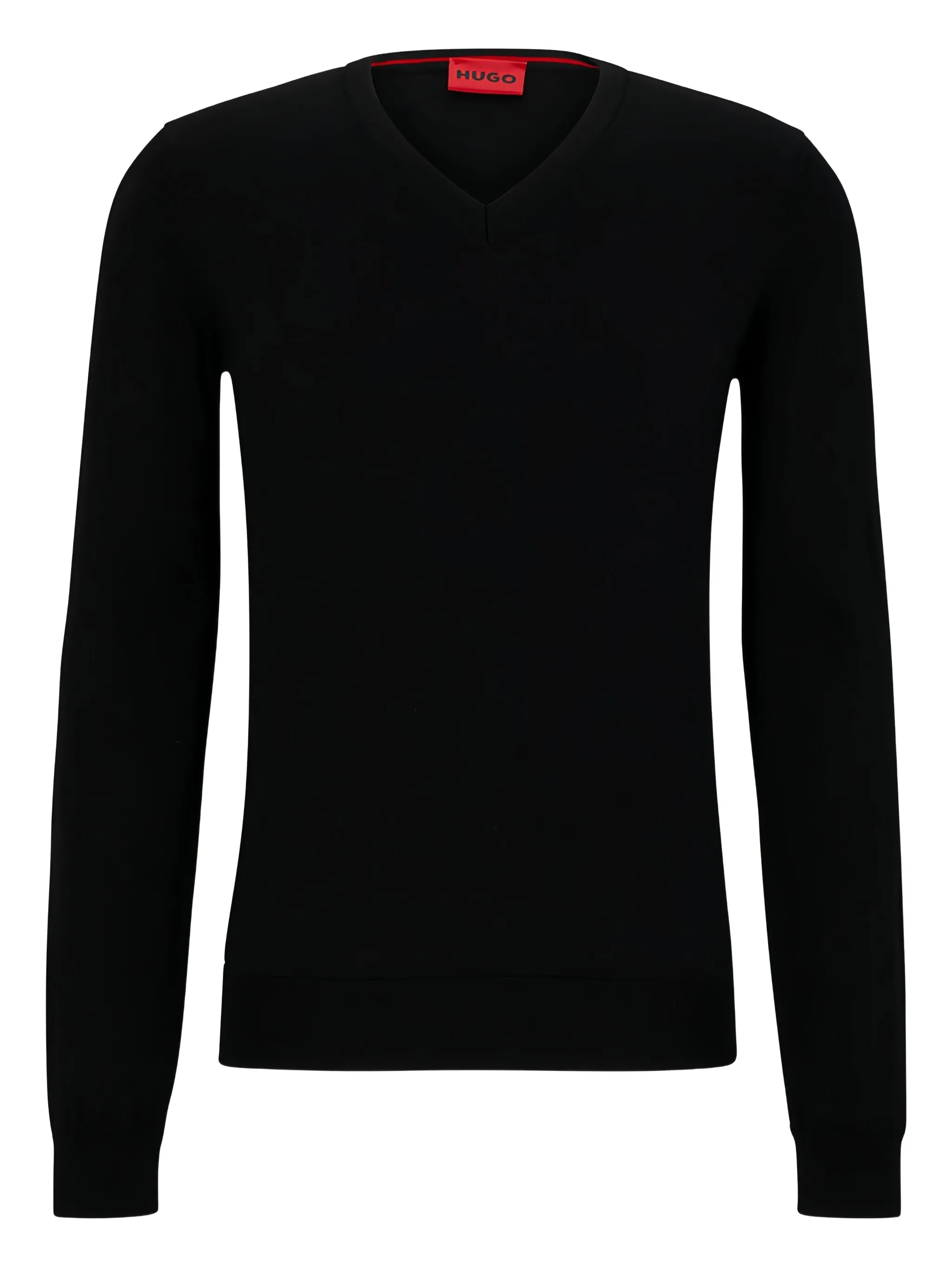 

Футболка San Vo с V-образным вырезом Hugo, черный