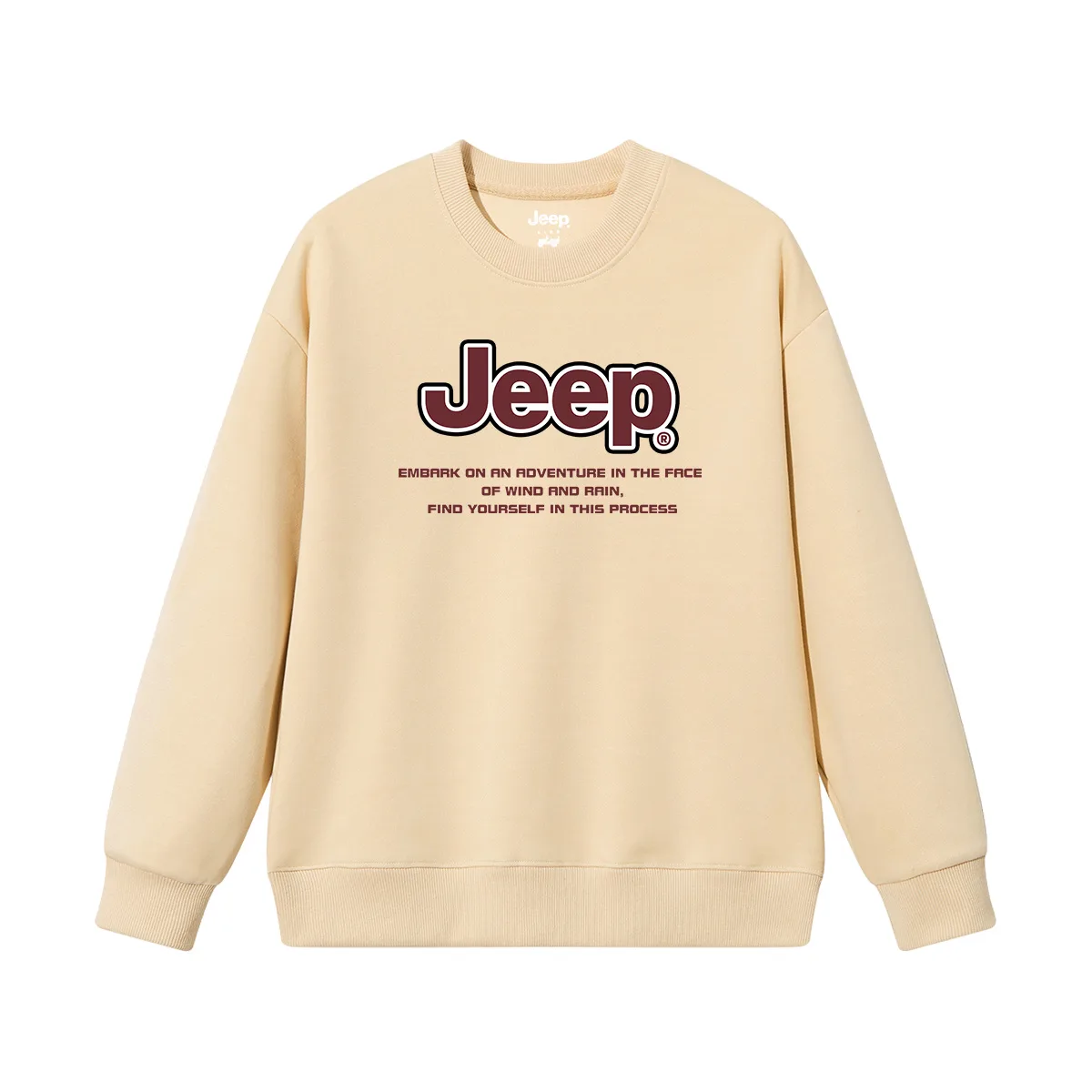 Детский свитшот с круглым вырезом Jeep, хаки