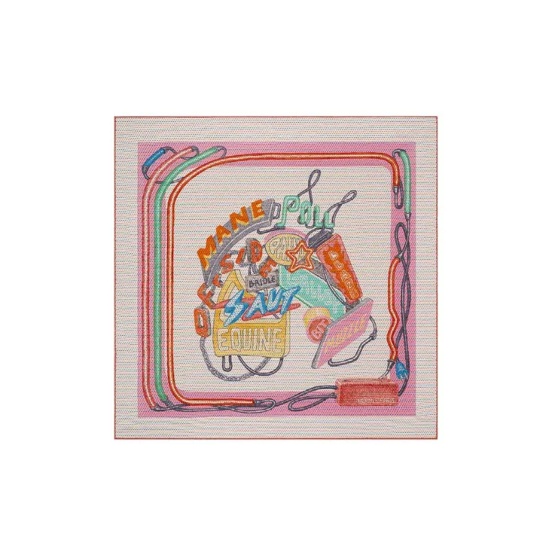 

HERMES Шёлковый шарф, Multicolor