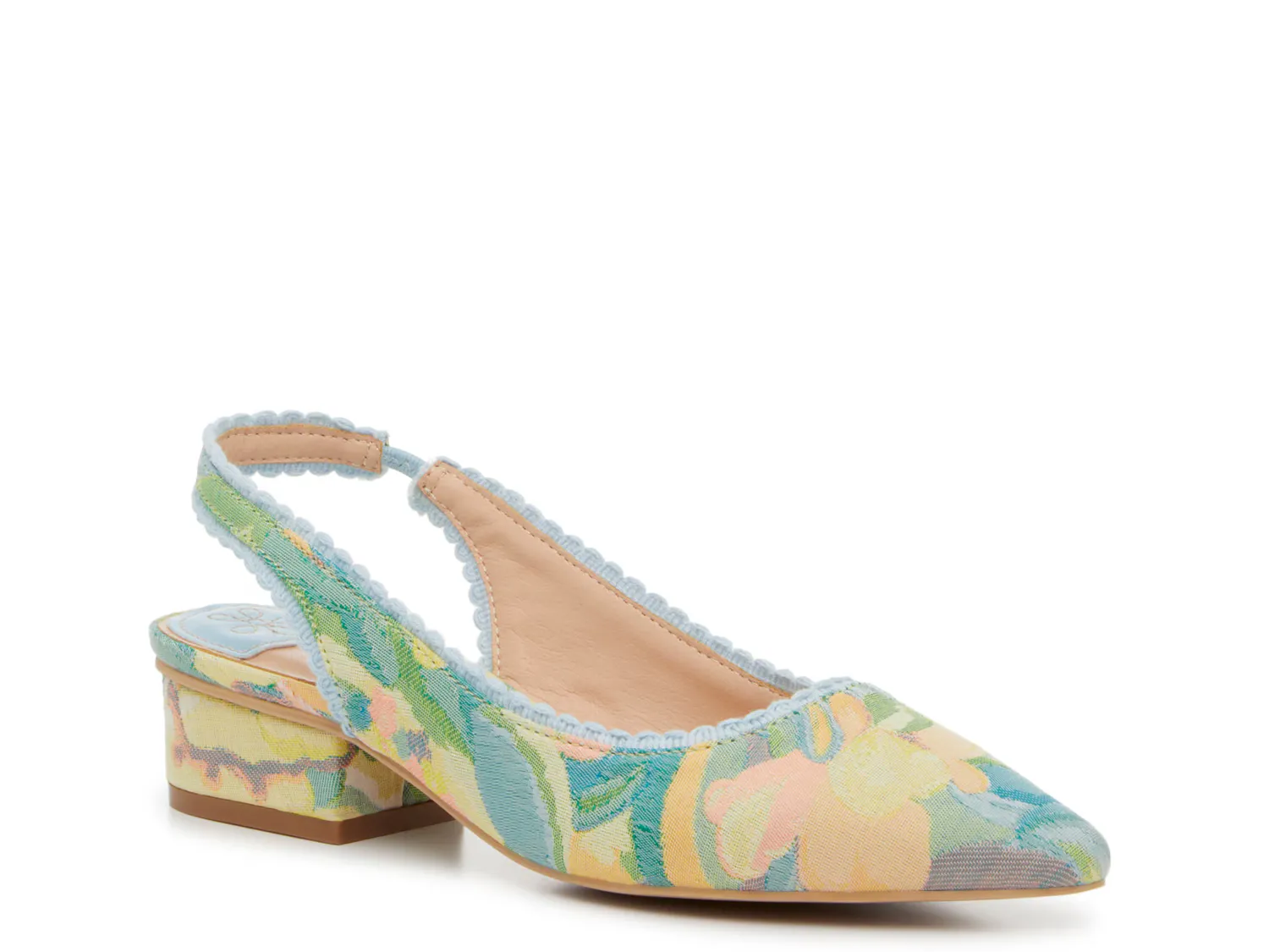 

Туфли Mango Pump Chinese Laundry, цвет yellow_blue_multicolorfloralprint