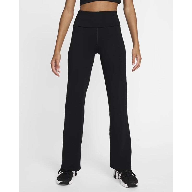 

Женские спортивные брюки nk df one hr fldovr Nike, черный