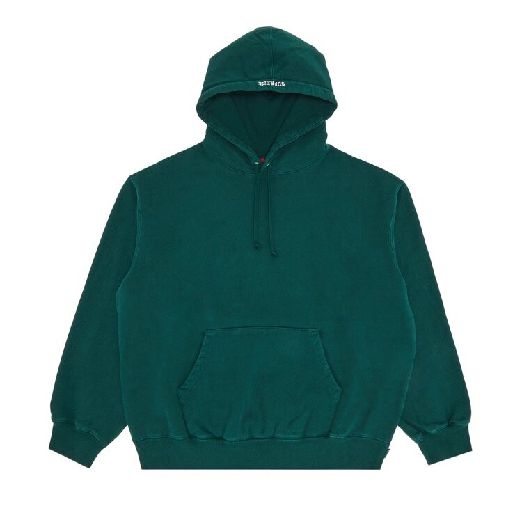 

Толстовка Supreme Paint Hooded Sweatshirt, зеленый