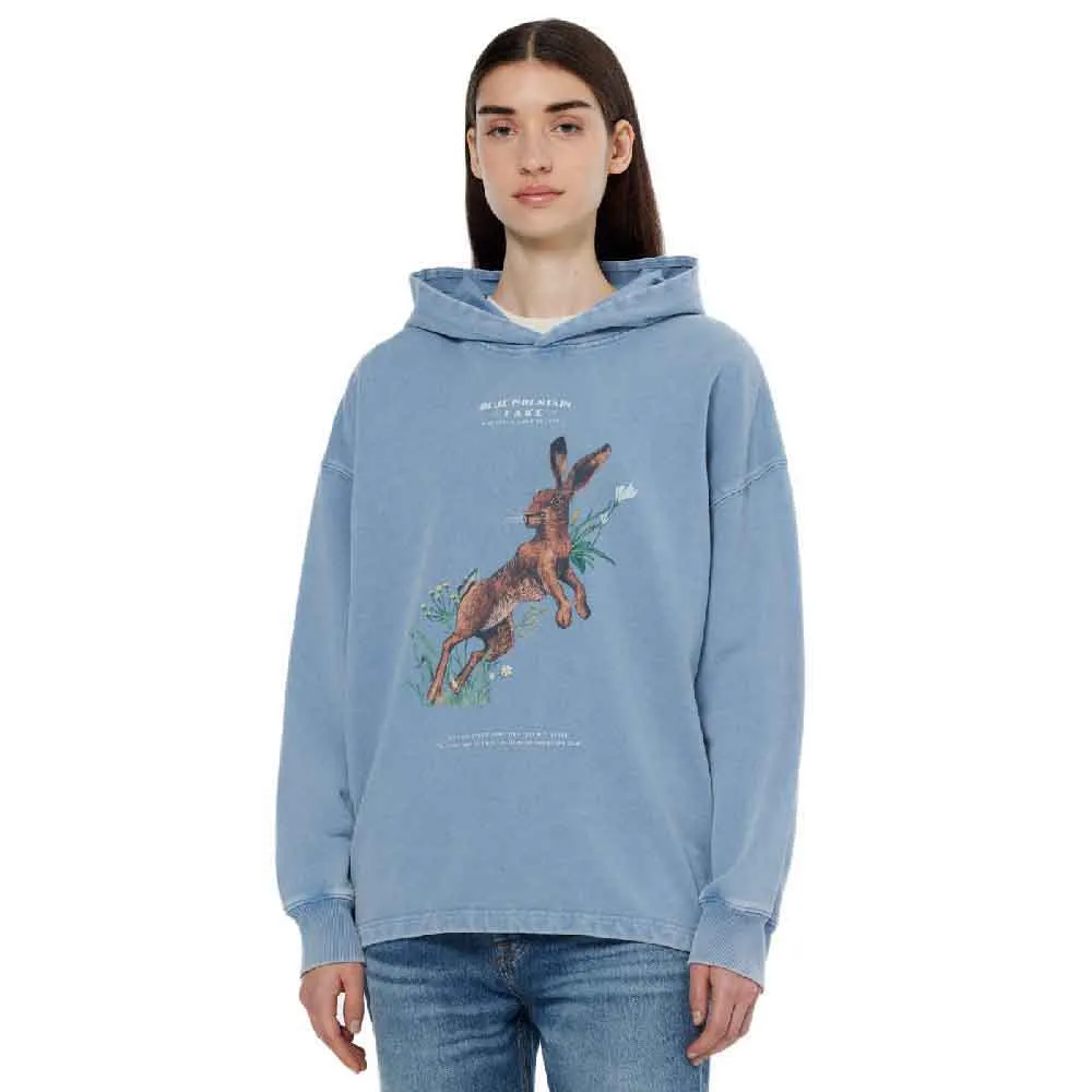 

Худи Scotch & Soda Artwork Oversized, синий