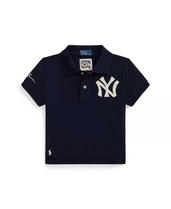 

Детская короткая футболка Yankees для девочек 2T-6X Polo Ralph Lauren, синий