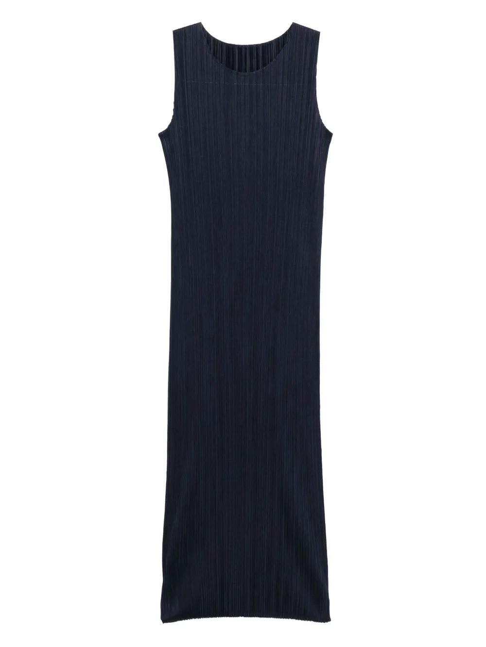 

Плиссированное платье миди без рукавов Pleats Please Issey Miyake, синий