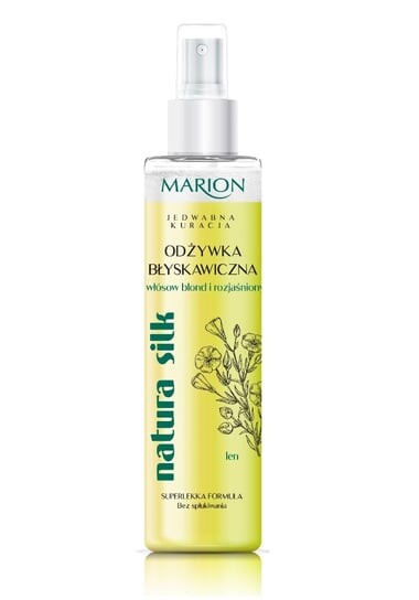 

Моментальный кондиционер для светлых и осветленных волос, 150 мл Marion, Natura Silk