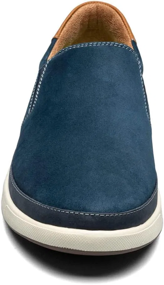 Мужские туфли Florsheim с двойной эластичной вставкой и перекрестными манжетами, Navy — фото 3