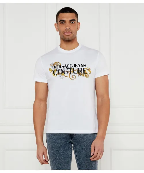 

Футболка Slim fit Versace Jeans Couture, белый