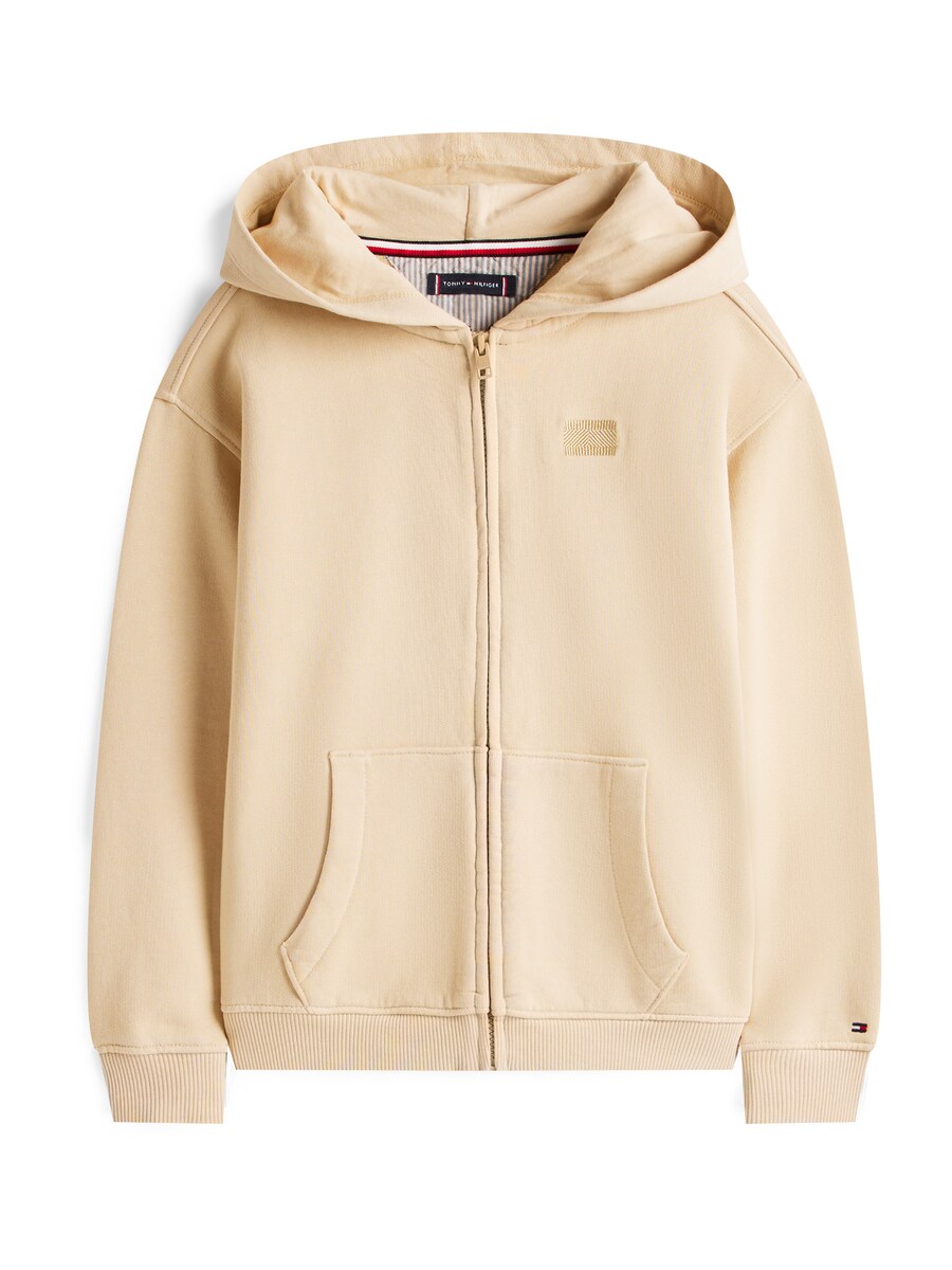 

Толстовка с капюшоном на молнии TOMMY HILFIGER, бежевый