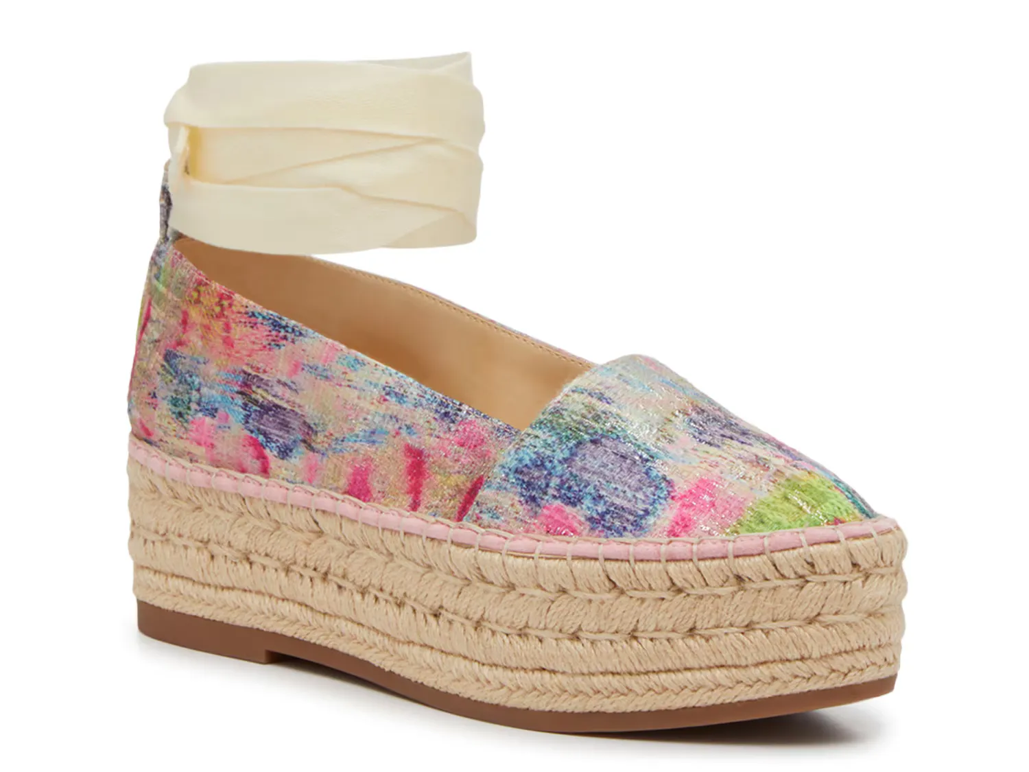 

Слипоны Cavien Espadrille Slip-On Jessica Simpson, цвет hotpink_blue_multicolor