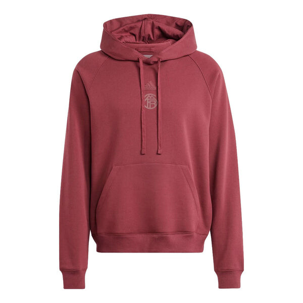 

Толстовка fc bayern lifestyler hoodies 'burgundy' Adidas, бургундия