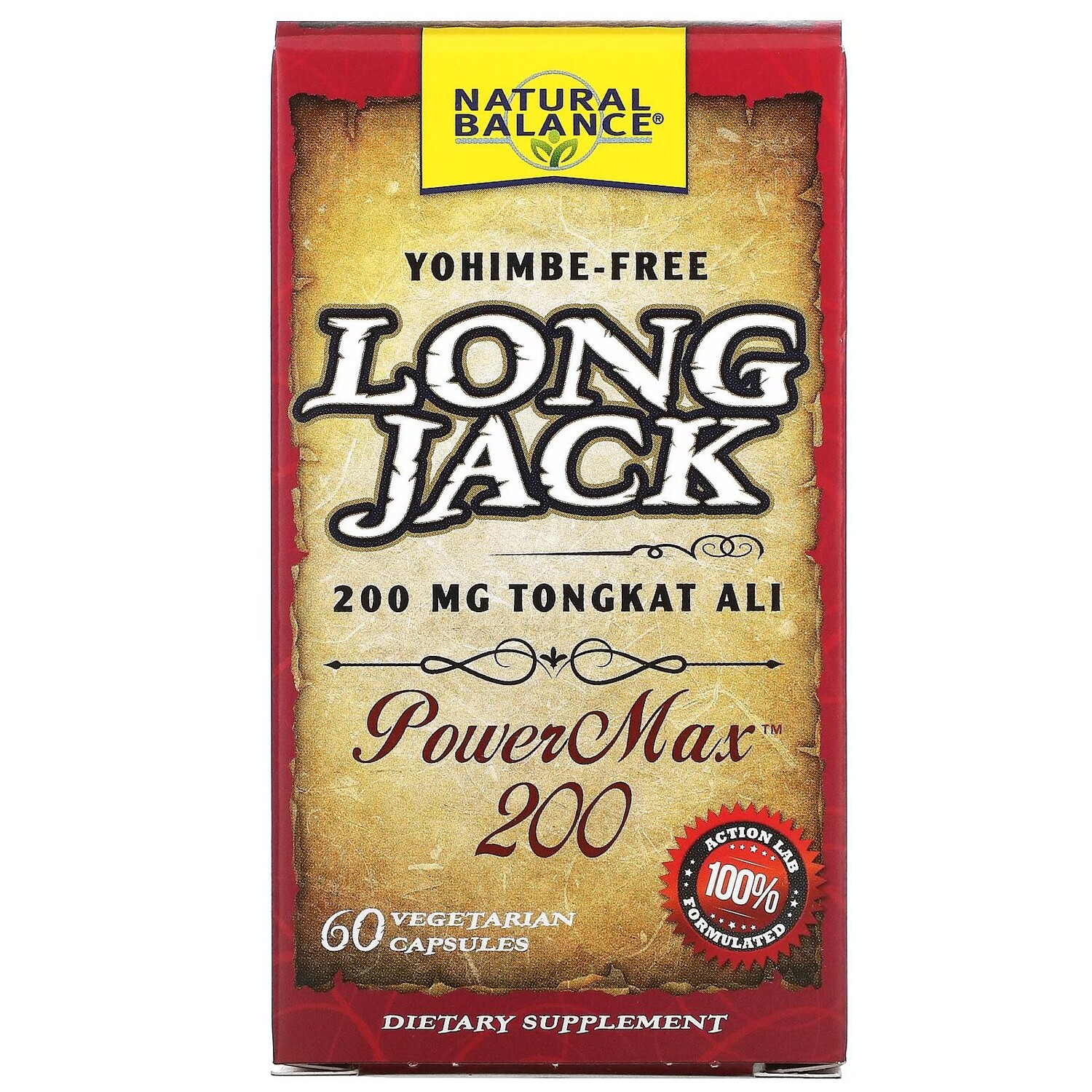 

Natural Balance Long Jack PowerMax 200 60 вегетерианских капсул