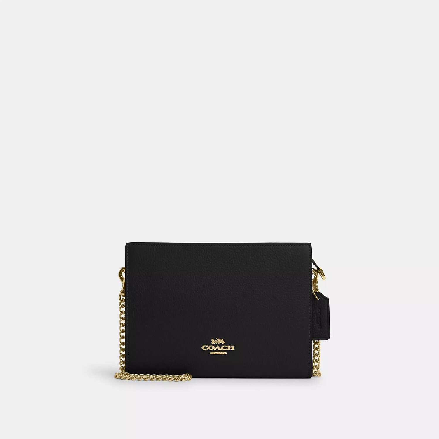 

Тонкое плечо через плечо Coach Outlet, цвет Gold/Black