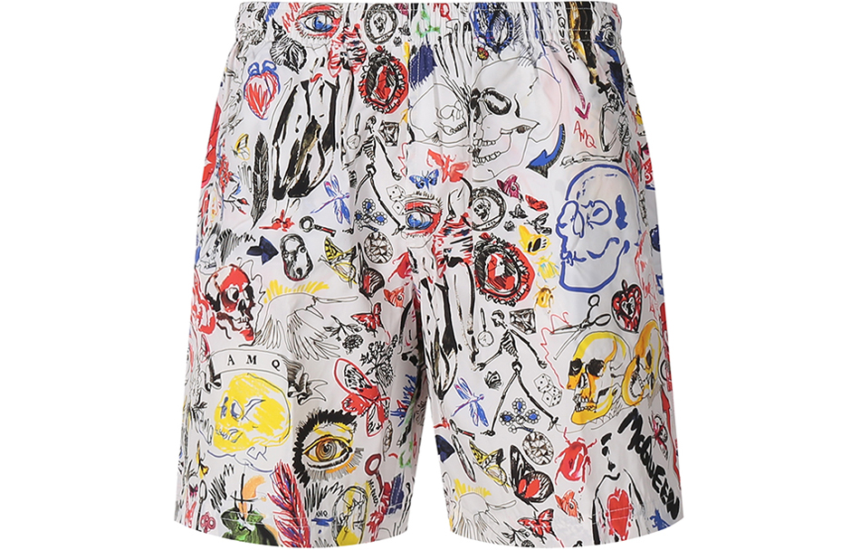 

Alexander McQueen Повседневные шорты мужские белые