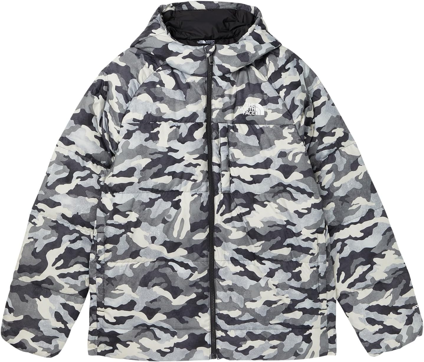 

Куртка с капюшоном North Down с принтом The North Face Kids, Smoked Pearl Tnf Camo Small Print