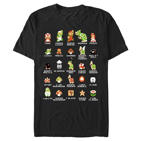 

Футболка с принтом Nintendo Super Mario Licensed Character