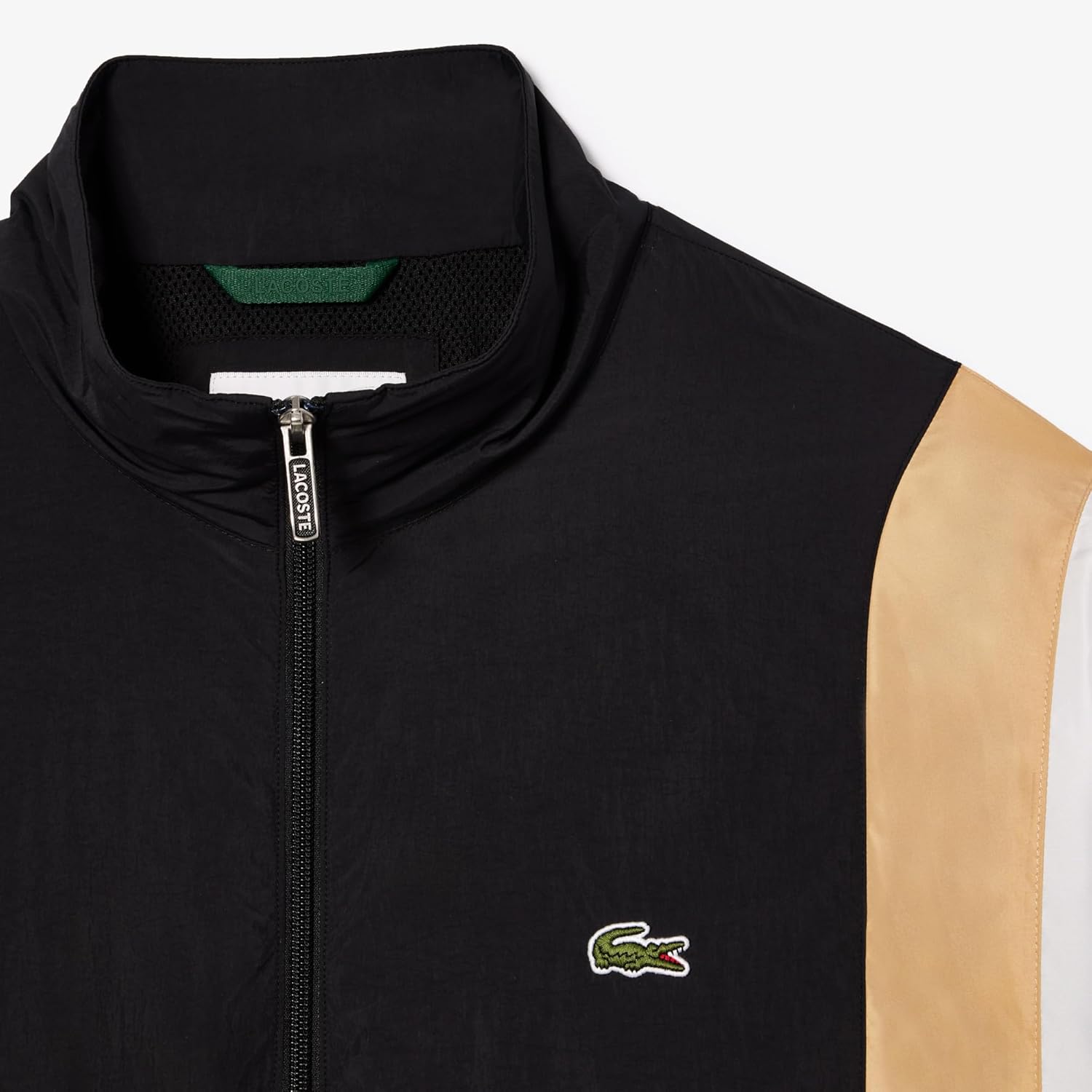 Ветровка-бомбер Lacoste мужская Classic Fit Reversible, Black/Croissant-Flour — фото 2