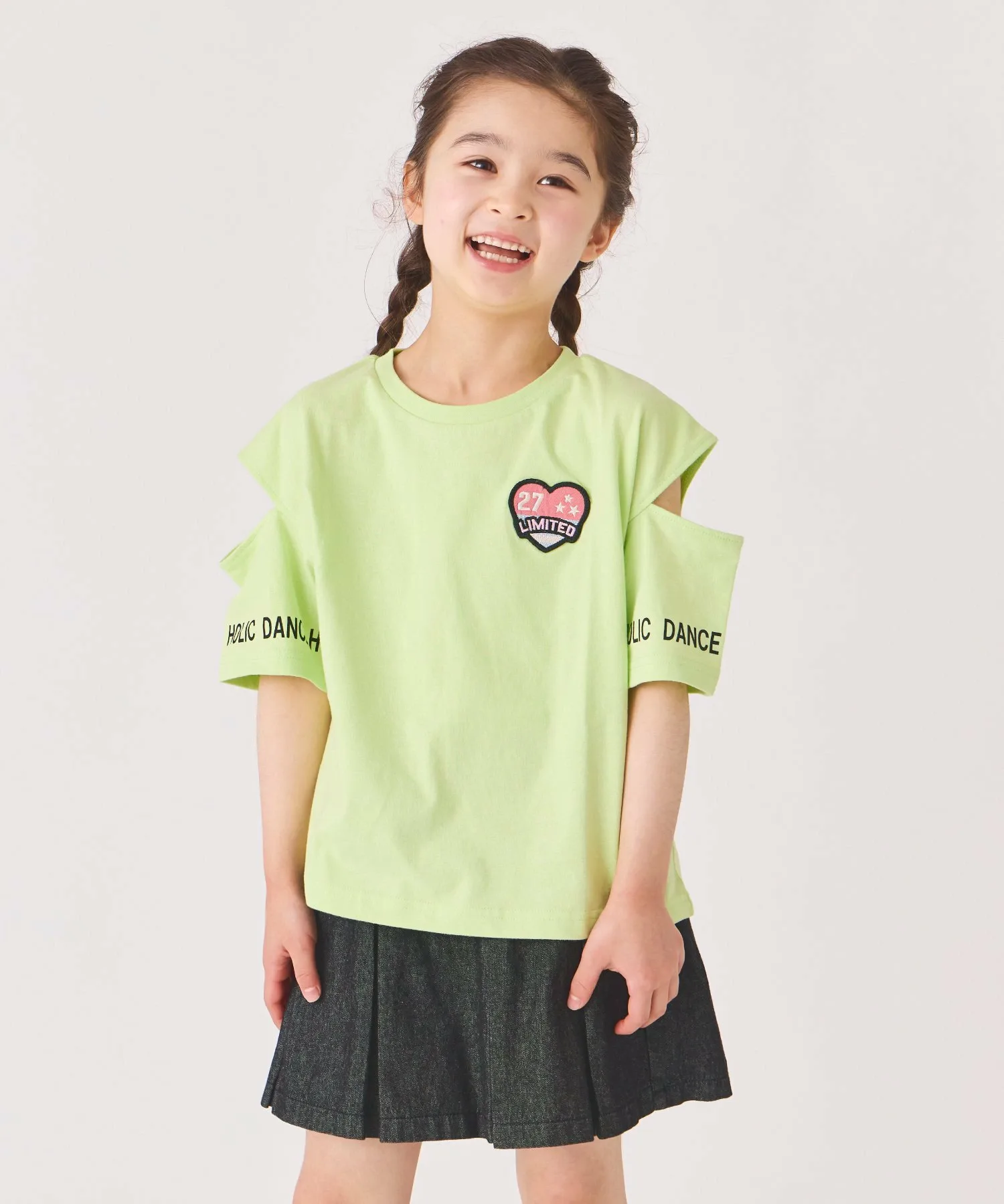 Футболка с коротким рукавом и нашивкой Ever Closet, Apple Green
