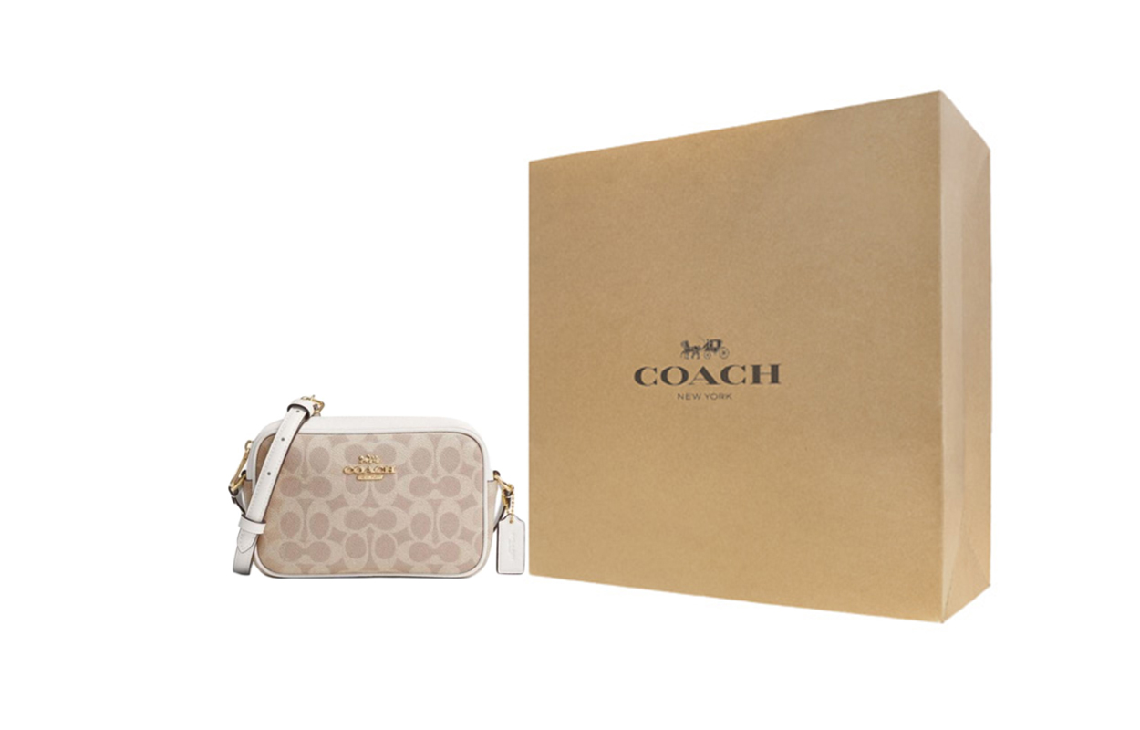 

COACH Женская мини-сумка через плечо из искусственной кожи