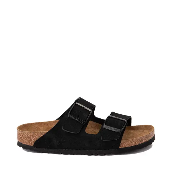 Женские сандалии Birkenstock Arizona с мягкой стелькой, черный