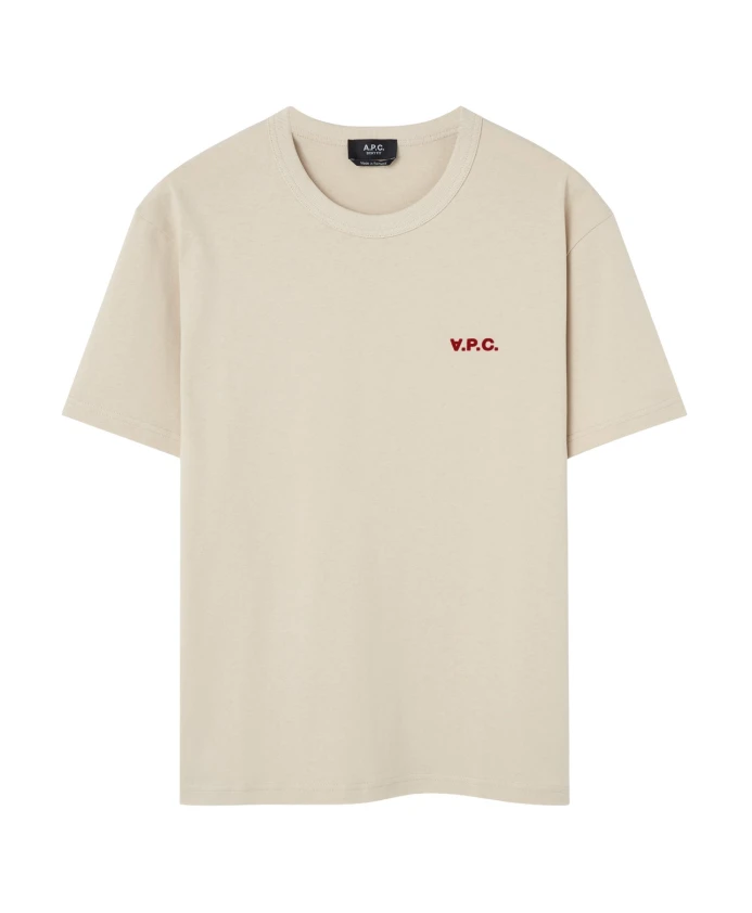 

Бежевая миниатюрная рубашка с логотипом A.P.C., бежевый