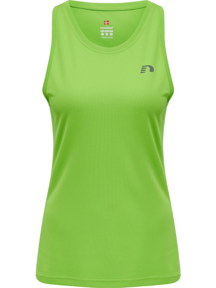 

Спортивная футболка Newline S/L Women Core Laufen Damen, цвет green flash
