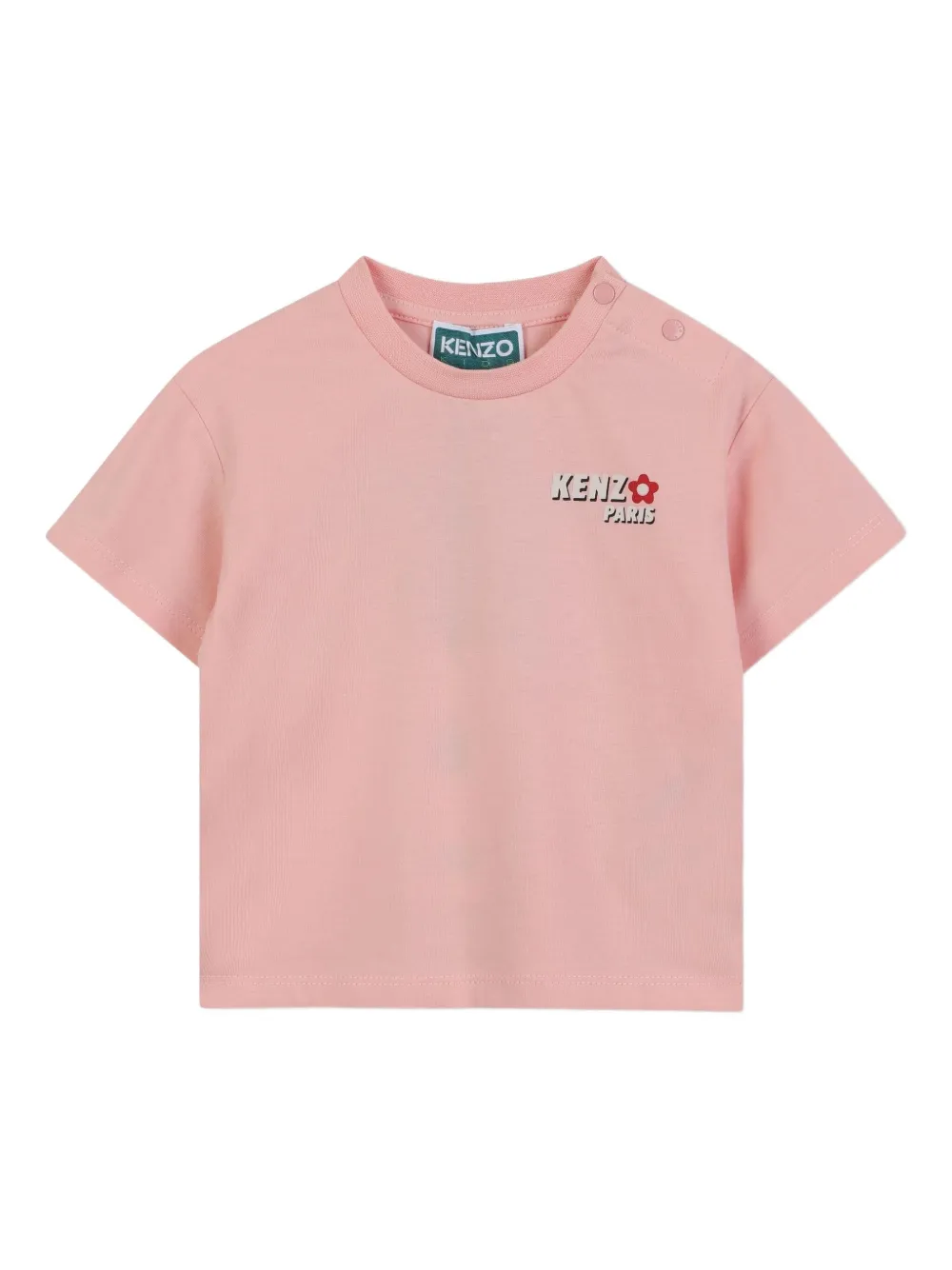 

Футболка с логотипом Kenzo Kids, розовый