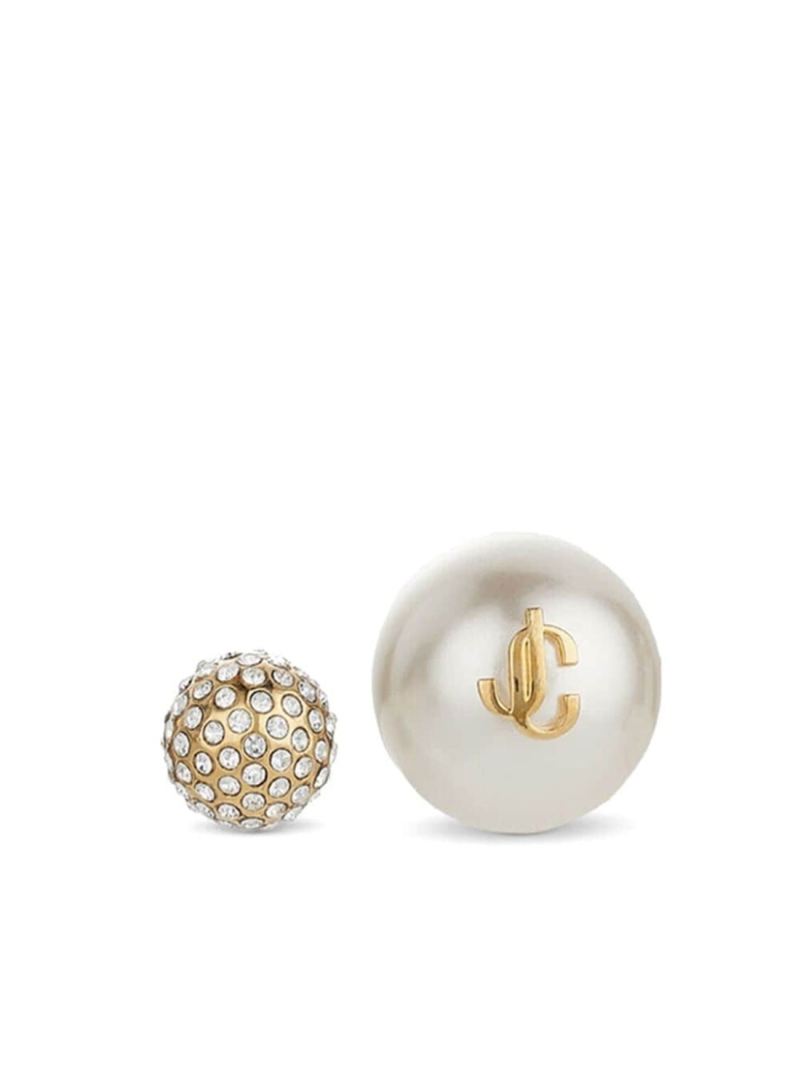 

Серьги-гвоздики Auri с логотипом Jimmy Choo, золотой