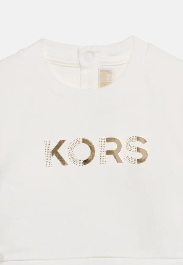 Детское платье, повседневное платье Michael Kors Kids, Light Gold-Coloured — фото 4