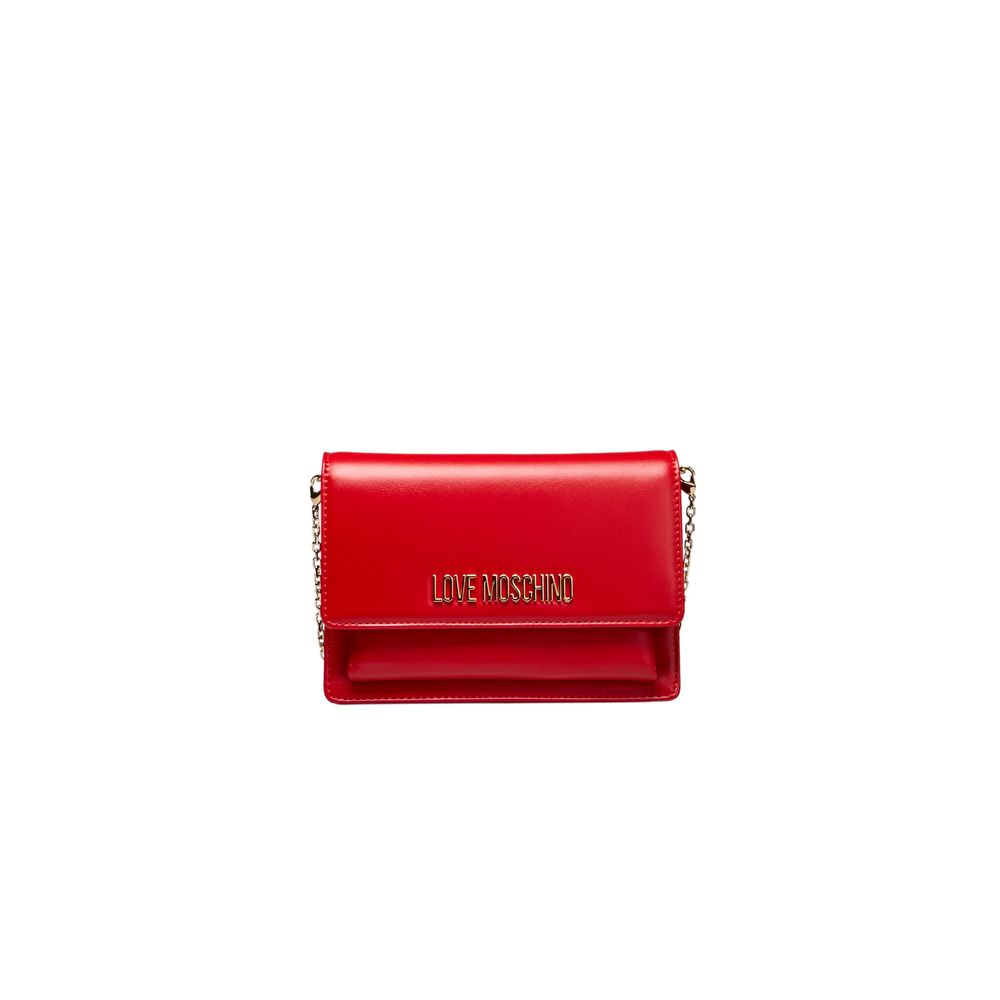 

Женская сумка через плечо Love Moschino из полиэтилена, красный