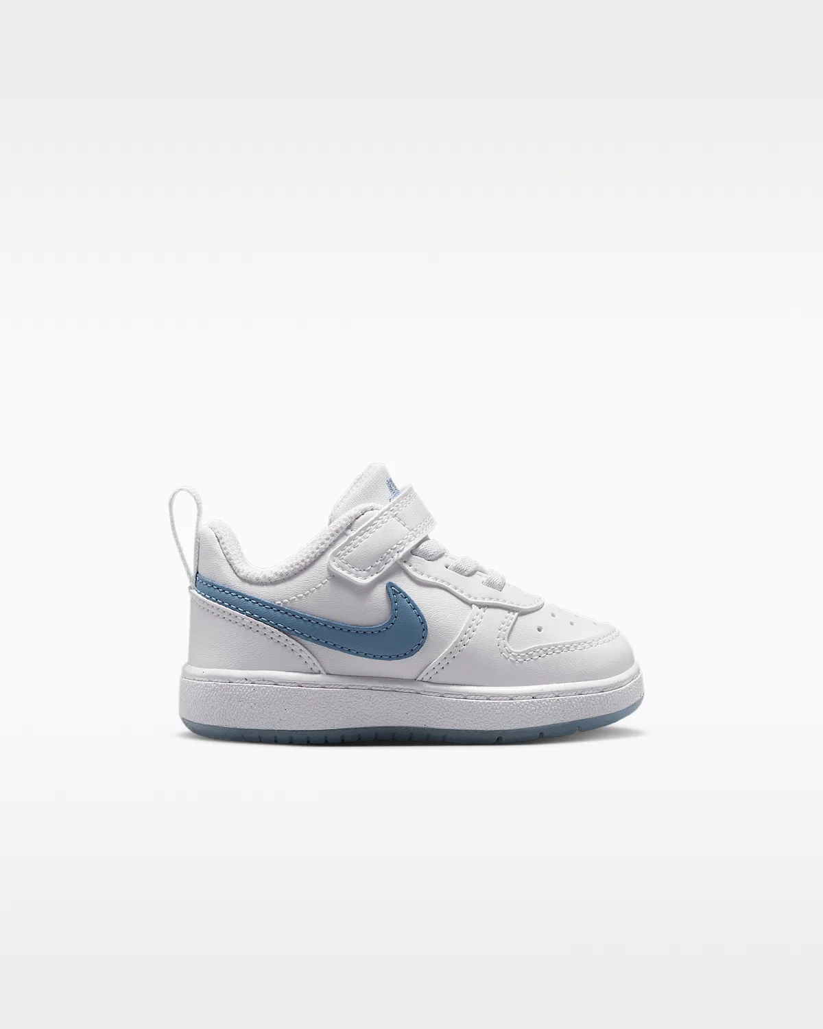 Кроссовки Nike Court Borough Low для малышей, White/Work Blue — фото 3