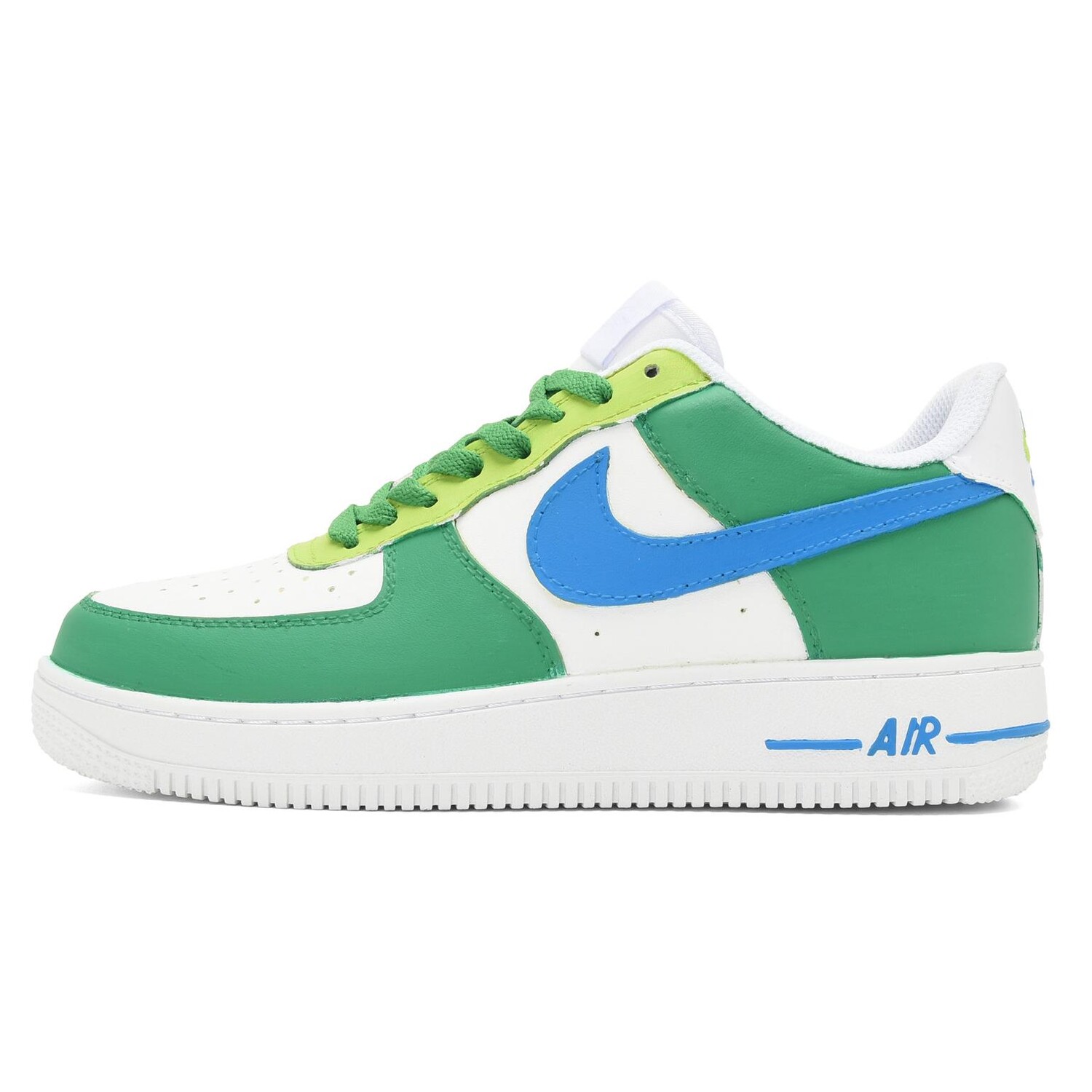 

Кроссовки Nike Air Force 1 Skateboarding Shoes Men Low-top Green, белый