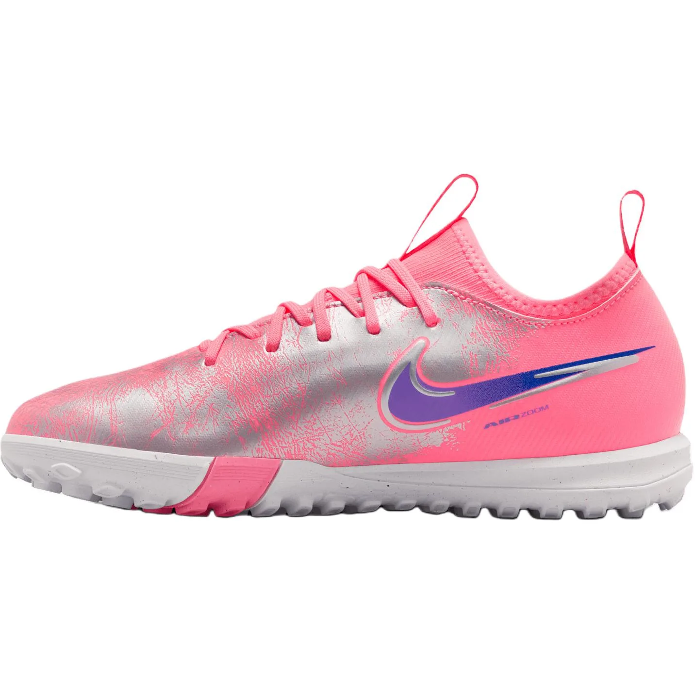 Nike Детские футбольные бутсы Mercurial Vapor 16 Low top розовые серебристые фиолетовые