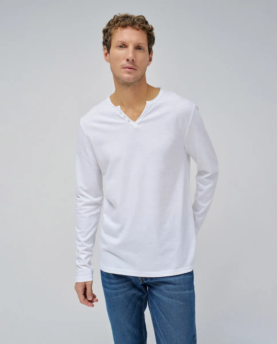 

Мужская футболка с длинными рукавами Salsa Jeans, белый