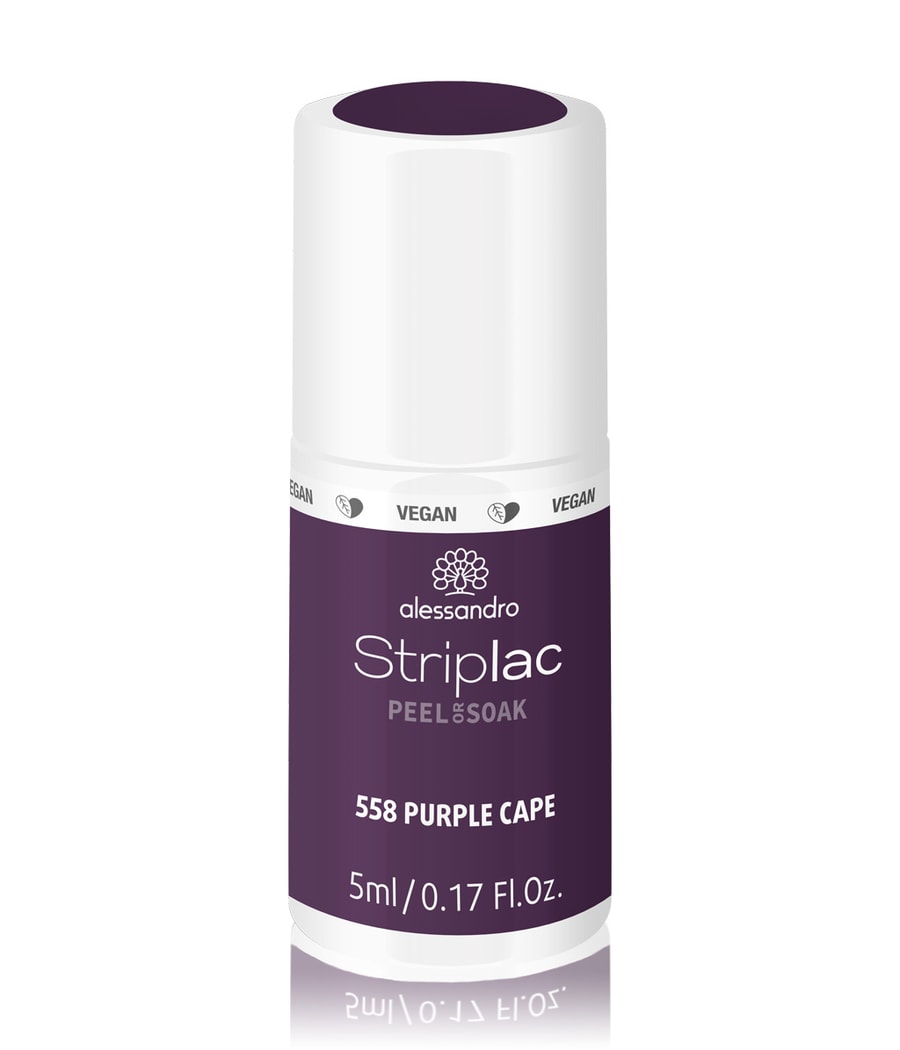 

Гель-лак для ногтей Alessandro Striplac Peel or Soak, Nr. 558 - Purple Cape, 5 ml
