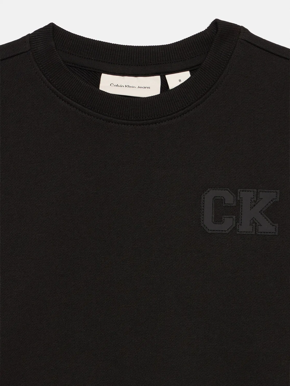 Джинсовая толстовка Calvin Klein Jeans черного цвета — фото 3