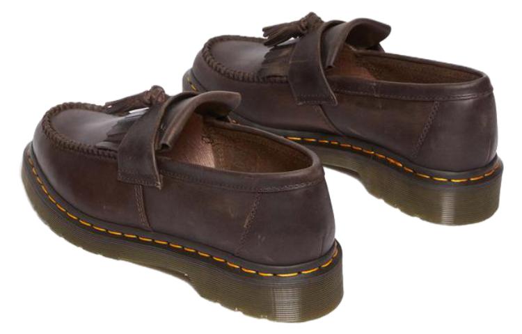 Лоферы Dr. Martens Adrian Crazy Horse Leather Tassel Loafers 'Dark Brown' — фото 4