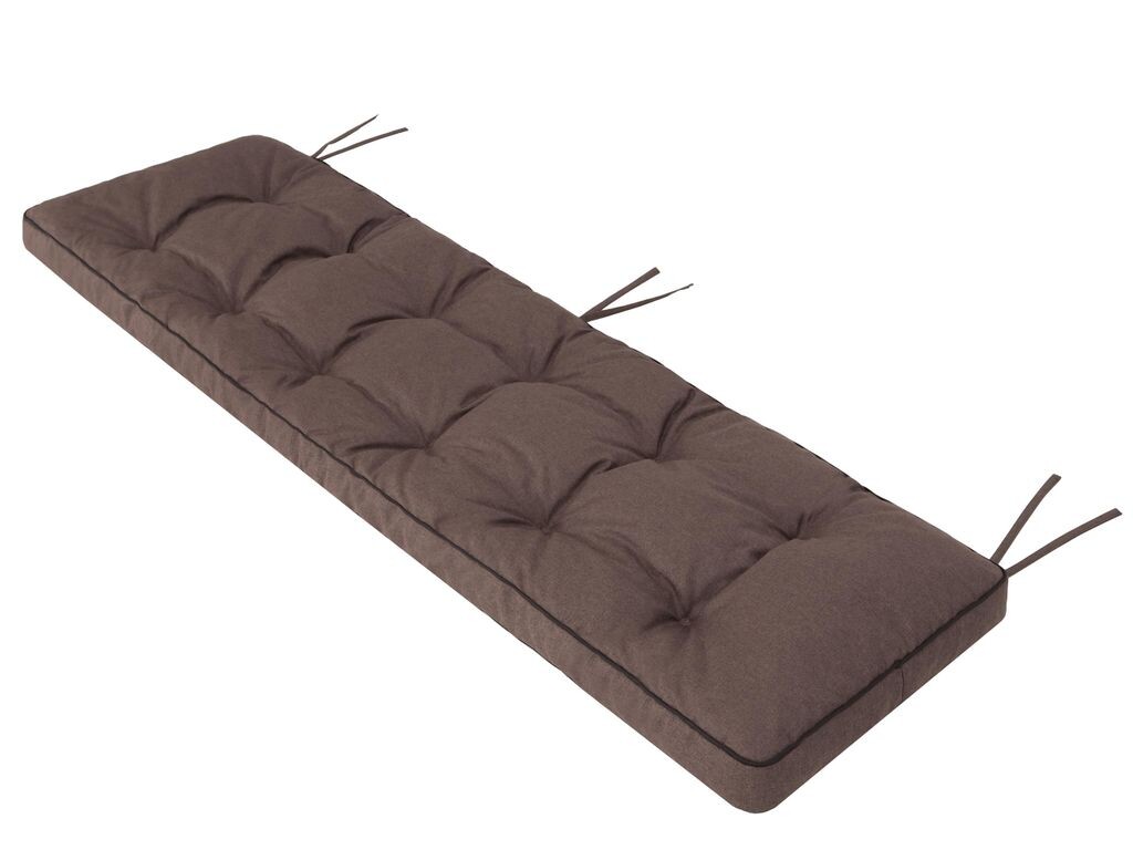 

PillowPrim подушка для скамейки подушка для скамейки подушка для скамейки подушка для улицы - подушка для скамейки подушка для скамейки в доме и саду подушка для сиденья - 120x50 см черный Stanis³aw Jurga, коричневый