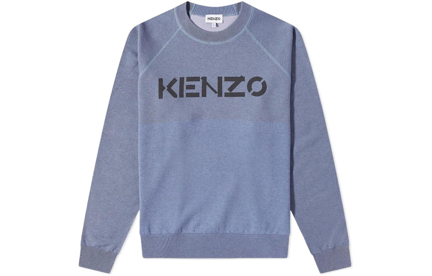 

Толстовка мужская Kenzo Two-tone Logo-print, синий