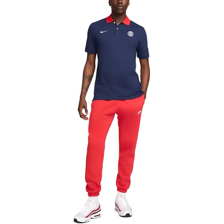 Мужская рубашка поло Dri-Fit Midnight Navy Nike, темно-синий — фото 3